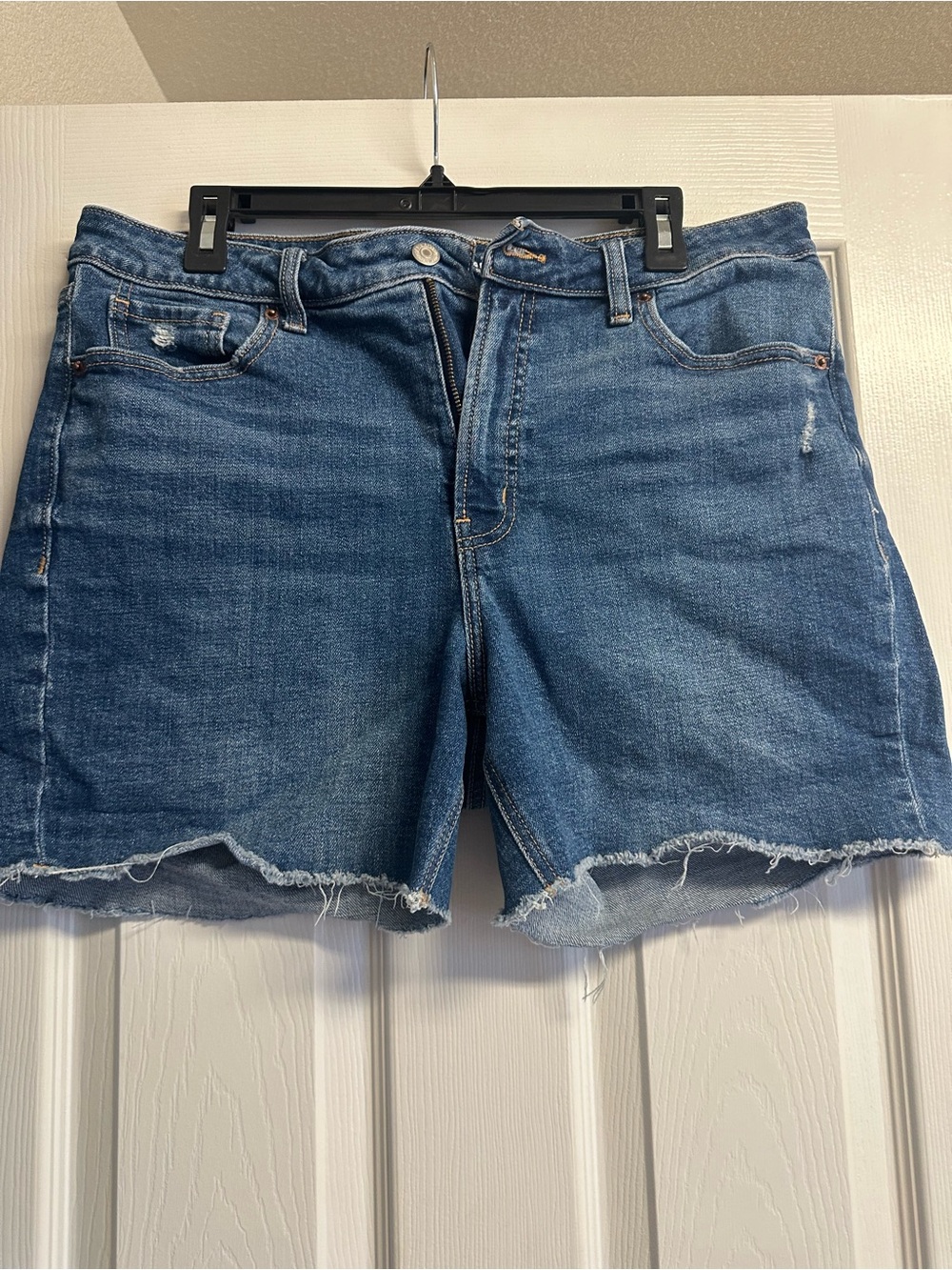Old Navy Medium Blue Denim Cutoff Shorts